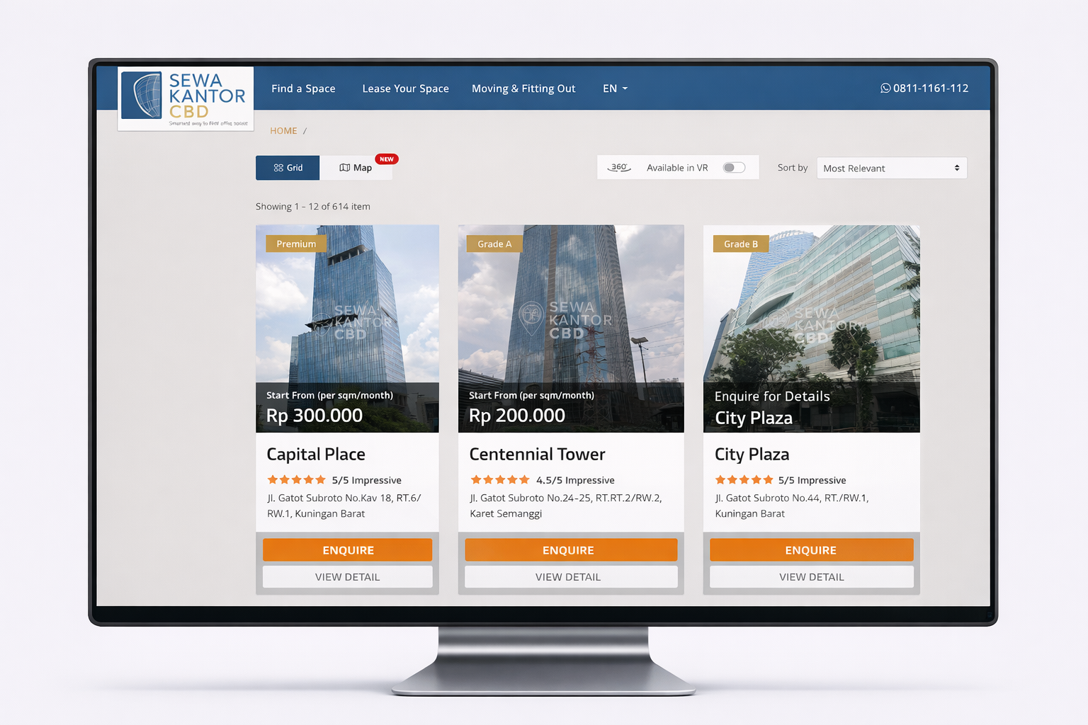 Sewa Kantor CBD Apps
